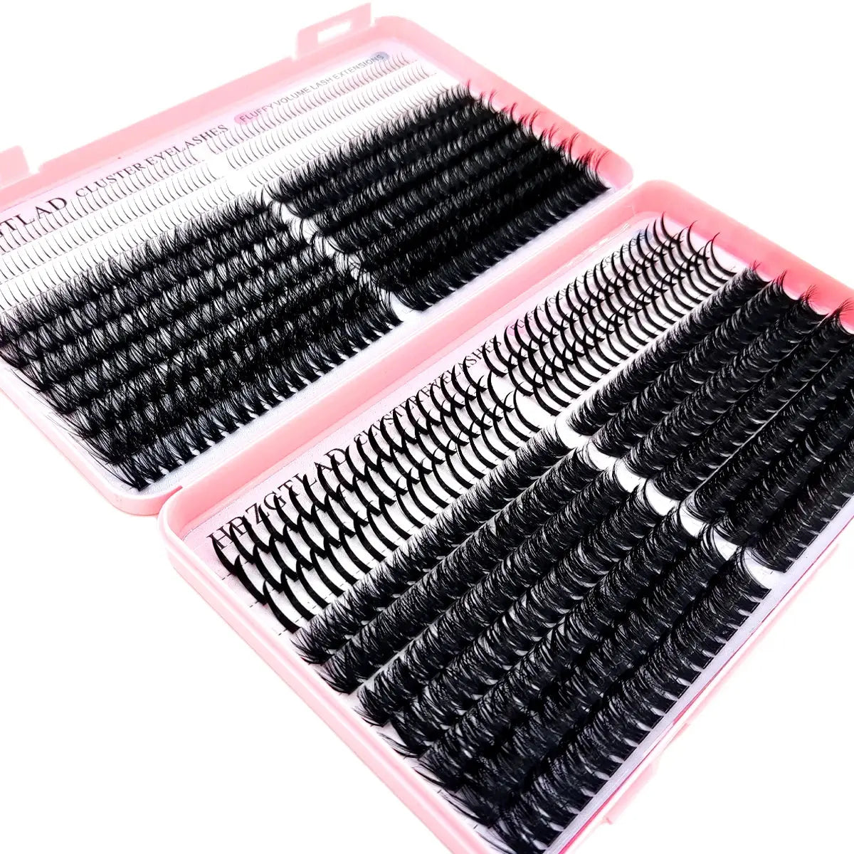 60D/80D/100D eyelash clusters with bottom and pointed eyelashes DIY fairy manga pointed thick artificial mink false eyelash make luxelootstore