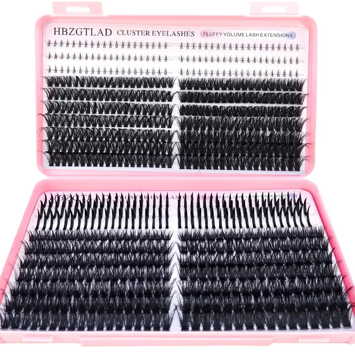 60D/80D/100D eyelash clusters with bottom and pointed eyelashes DIY fairy manga pointed thick artificial mink false eyelash make