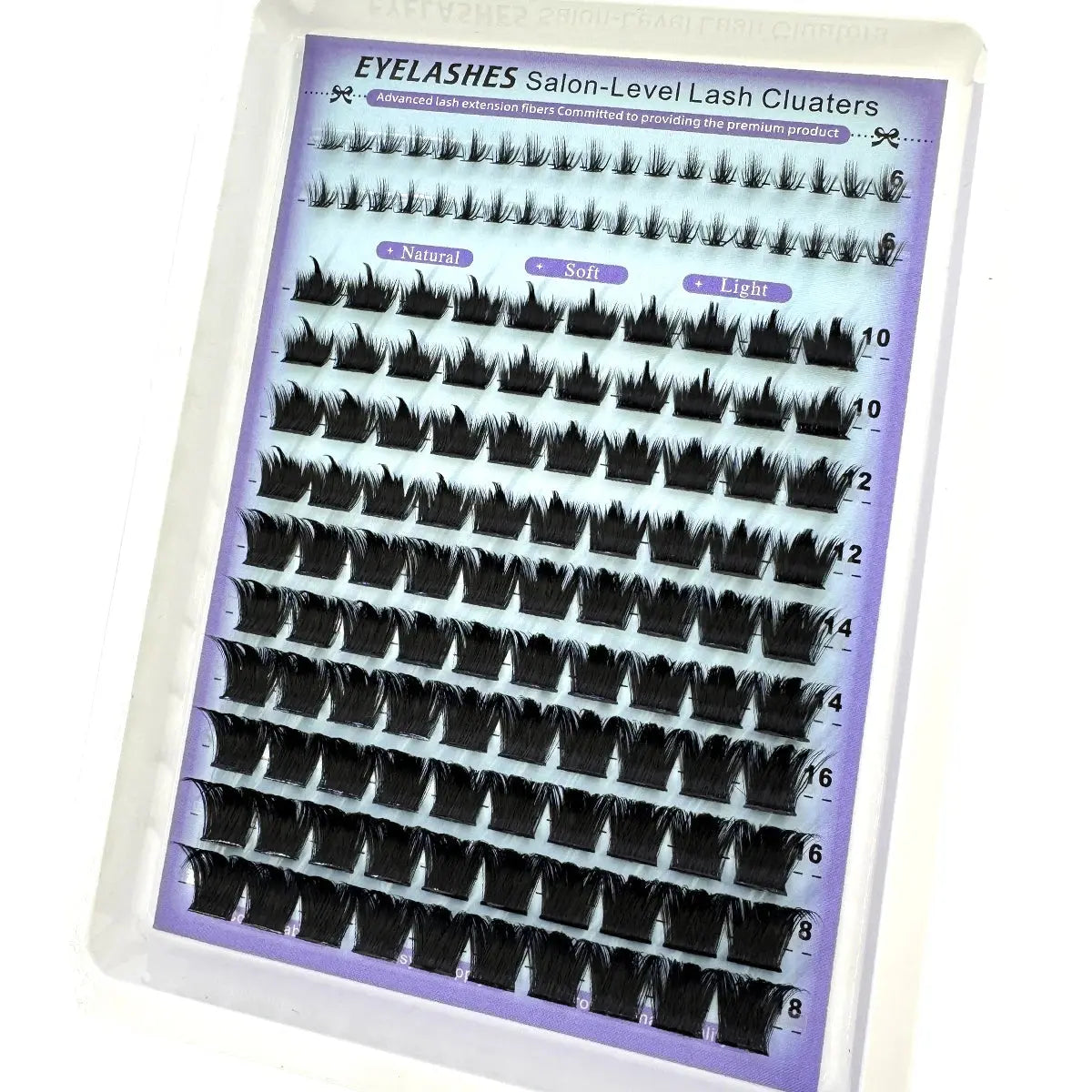 Wispy Lash Clusters with Spikes Salon-Like Eyelash Clusters DIY D Curve Cluster Eyelash Extensions Full Spiky Individual Lashes luxelootstore