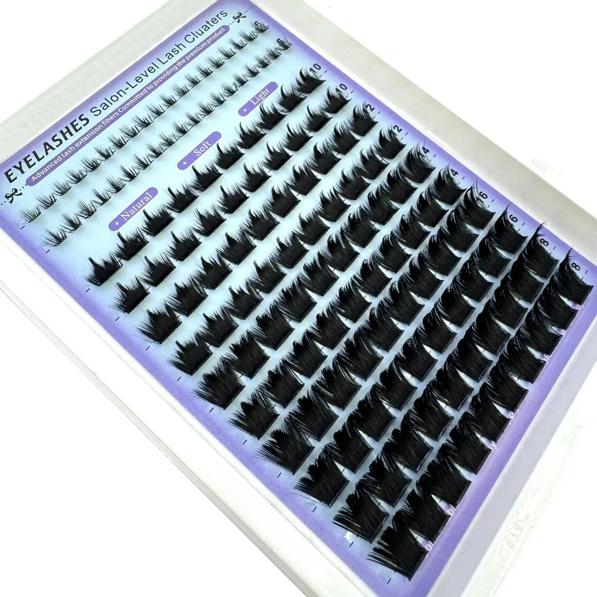 Wispy Lash Clusters with Spikes Salon-Like Eyelash Clusters DIY D Curve Cluster Eyelash Extensions Full Spiky Individual Lashes luxelootstore