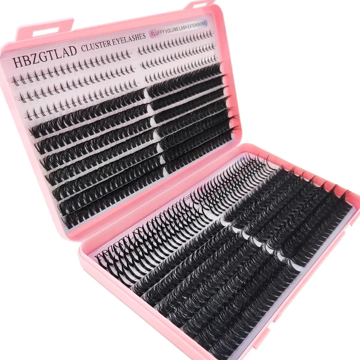 60D/80D/100D eyelash clusters with bottom and pointed eyelashes DIY fairy manga pointed thick artificial mink false eyelash make luxelootstore