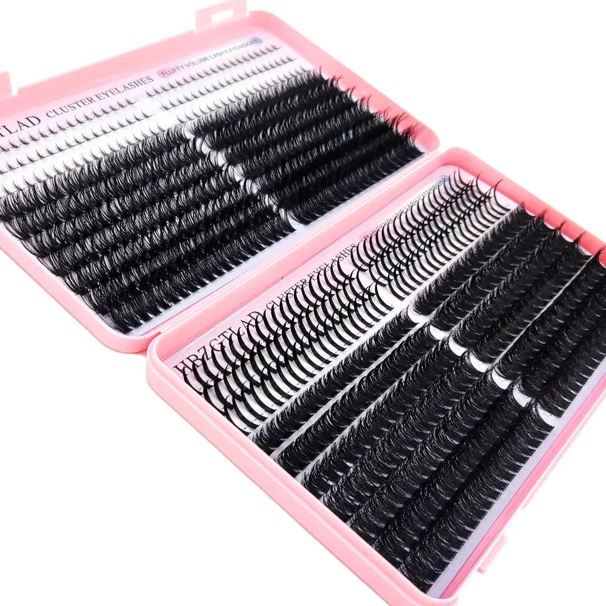 60D/80D/100D eyelash clusters with bottom and pointed eyelashes DIY fairy manga pointed thick artificial mink false eyelash make luxelootstore