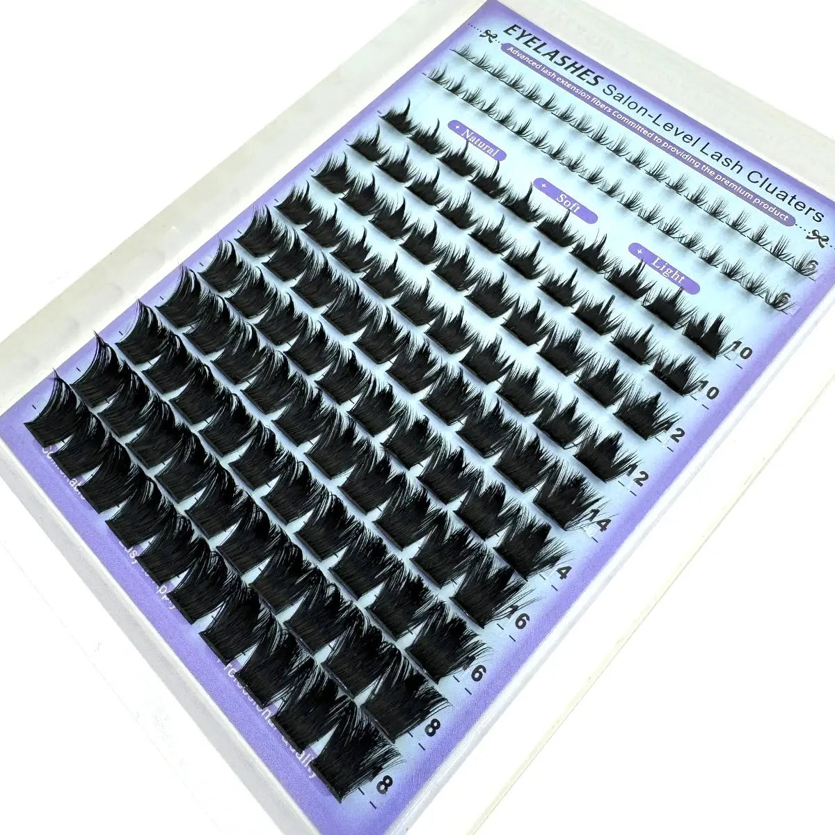 Wispy Lash Clusters with Spikes Salon-Like Eyelash Clusters DIY D Curve Cluster Eyelash Extensions Full Spiky Individual Lashes luxelootstore